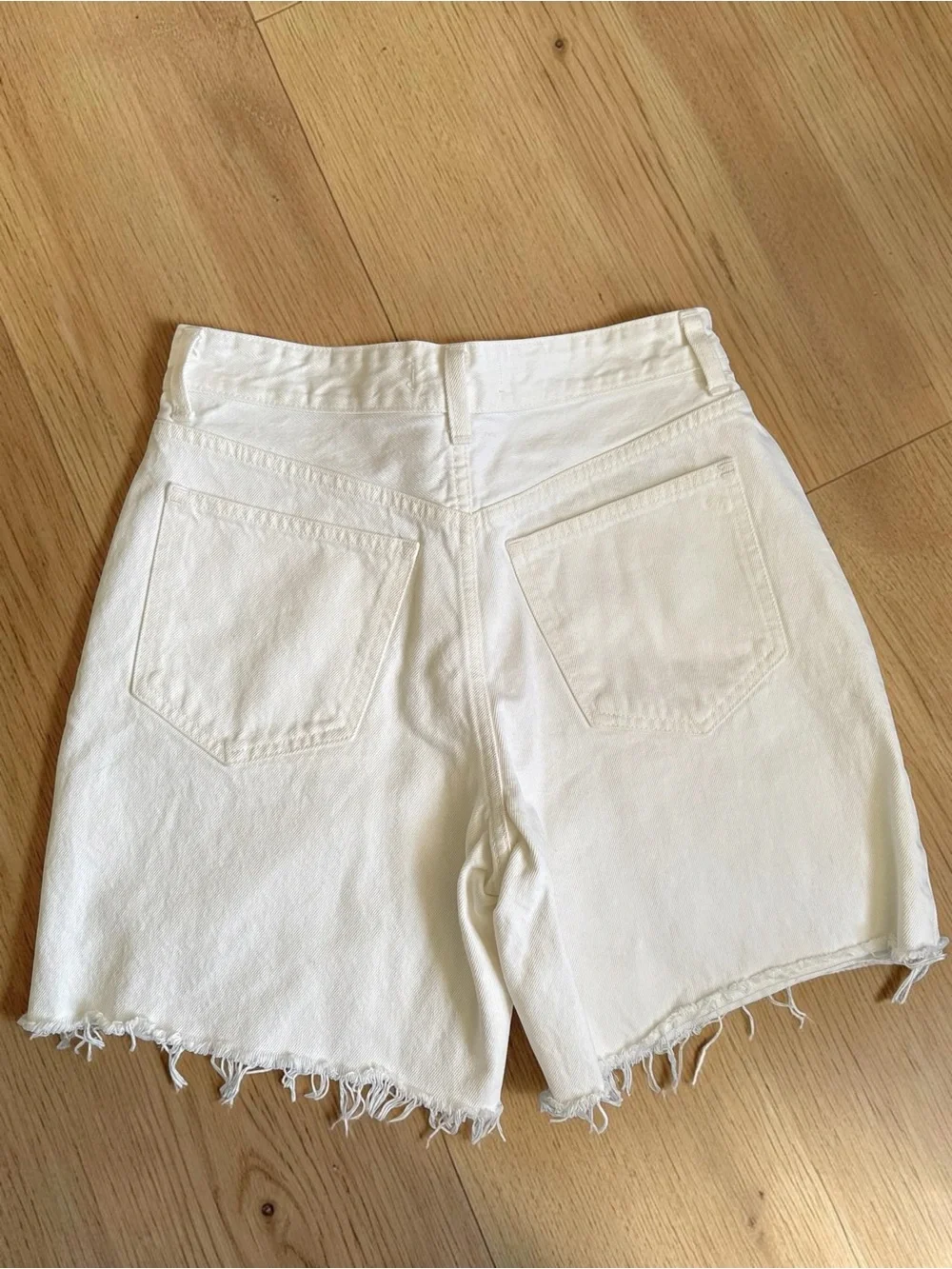 NWOT Madewell Baggy Jean Denim Shorts in Tile White Women’s 27